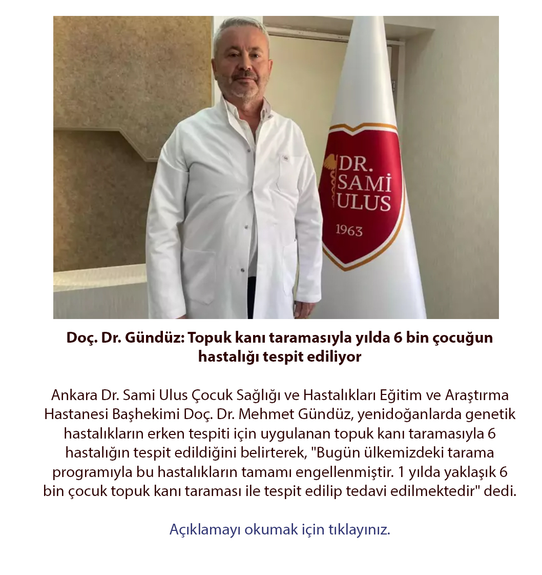 Dr. Mehmet Gündüz Topuk Kanı